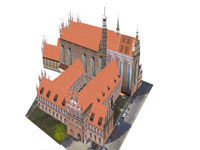 Kościół św. Trójcy i Muzeum Narodowe w Gdańsku - 3D